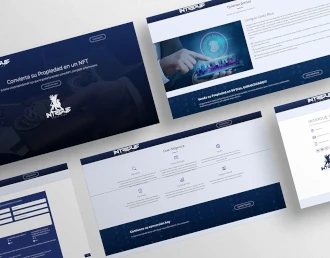 Diseño Landing Pages - Intrigue NTF